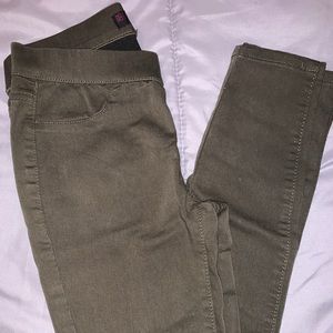 Dark green skinny jegging